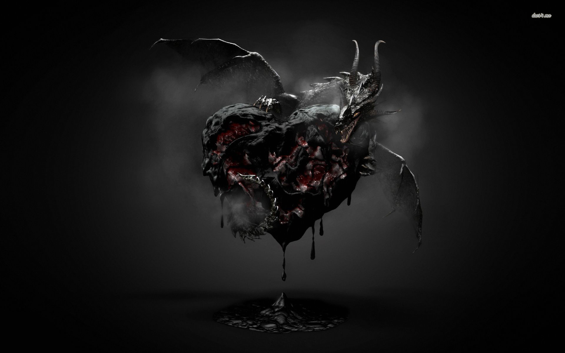 Heart Broken Wallpaper (66+ pictures) - WallpaperSet Broken Heart Trippy Dark Aesthetic Wallpaper