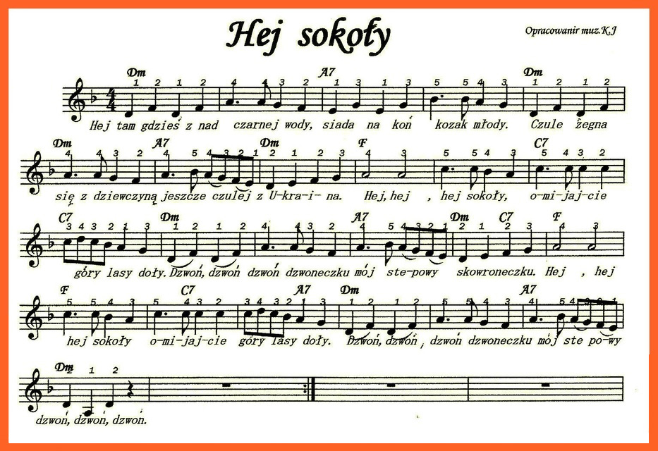 Hej sokoły / Ukraina - utwór wyzwanie Hej Sokoly Tekst Po Ukrainsku