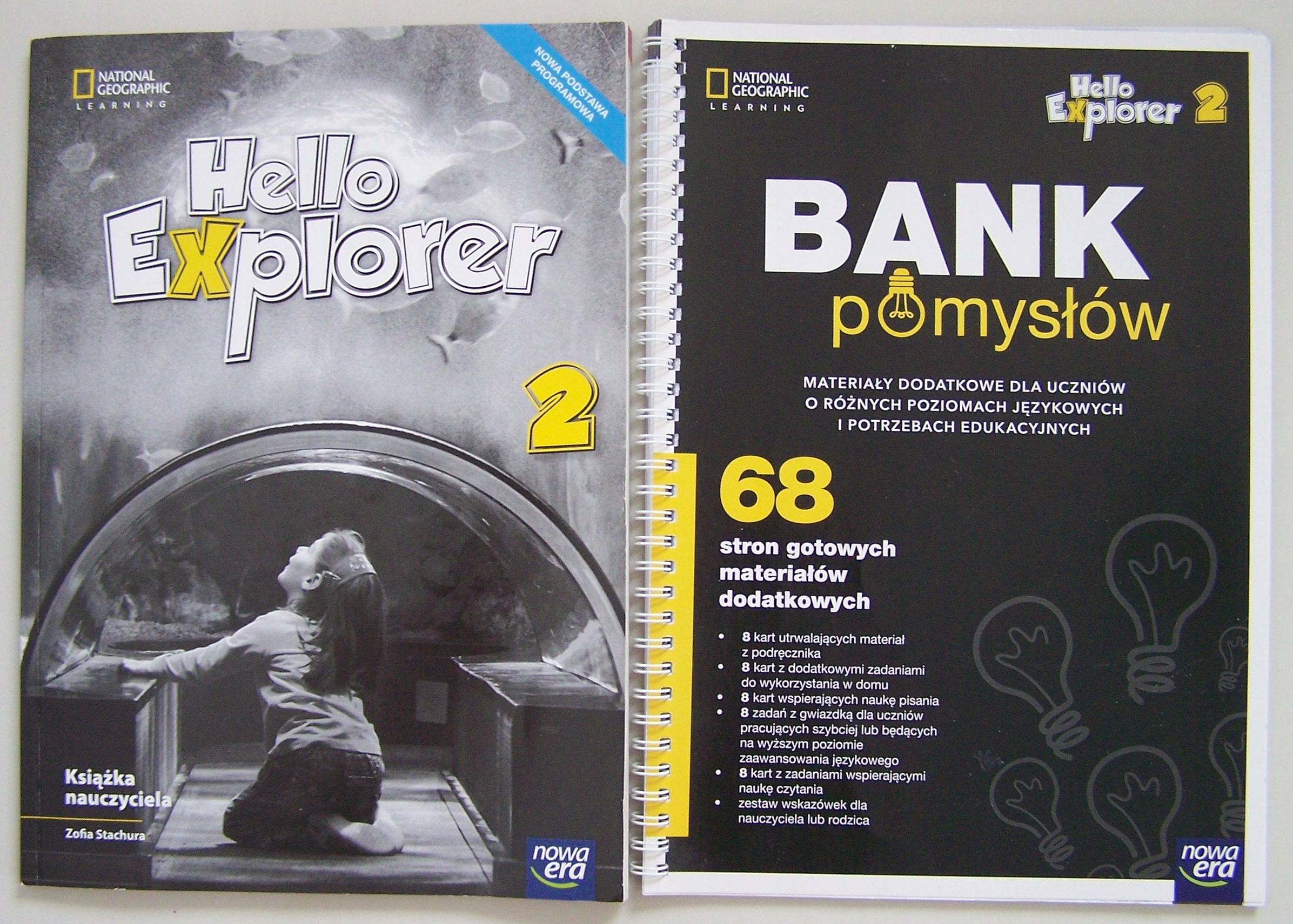 HELLO EXPLORER 2 KSIĄŻKA NAUCZYCIELA + BANK POMYSŁÓW SPRAWDZIANY TESTY Kompass 2 Kapitel 2 Sprawdzian
