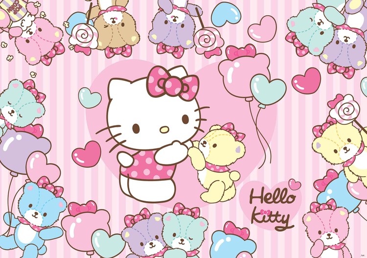 Hello Kitty fototapeta, tapeta na zeď na Posters.cz Tapety Na Telefon Hello Kitty
