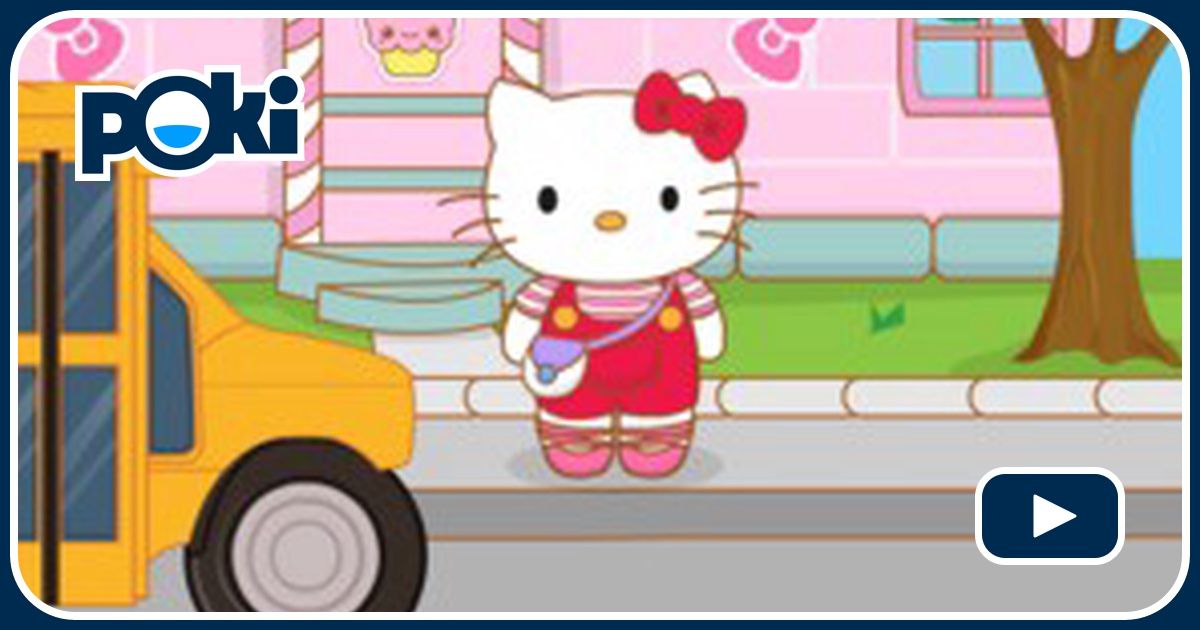 Gry Hello Kitty Idzie Do Szkoły