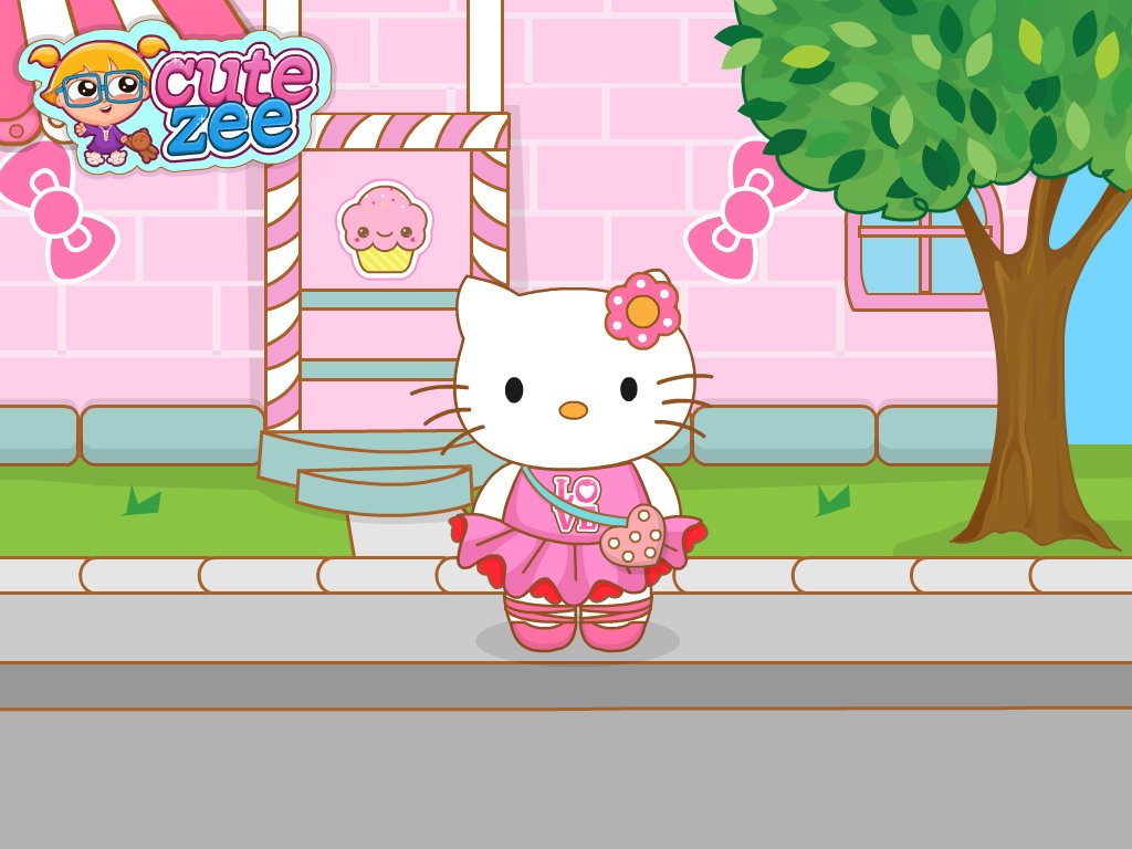 Hello Kitty idzie do szkoły - ubieranki Jeja.pl Gry Hello Kitty Idzie Do Szkoły