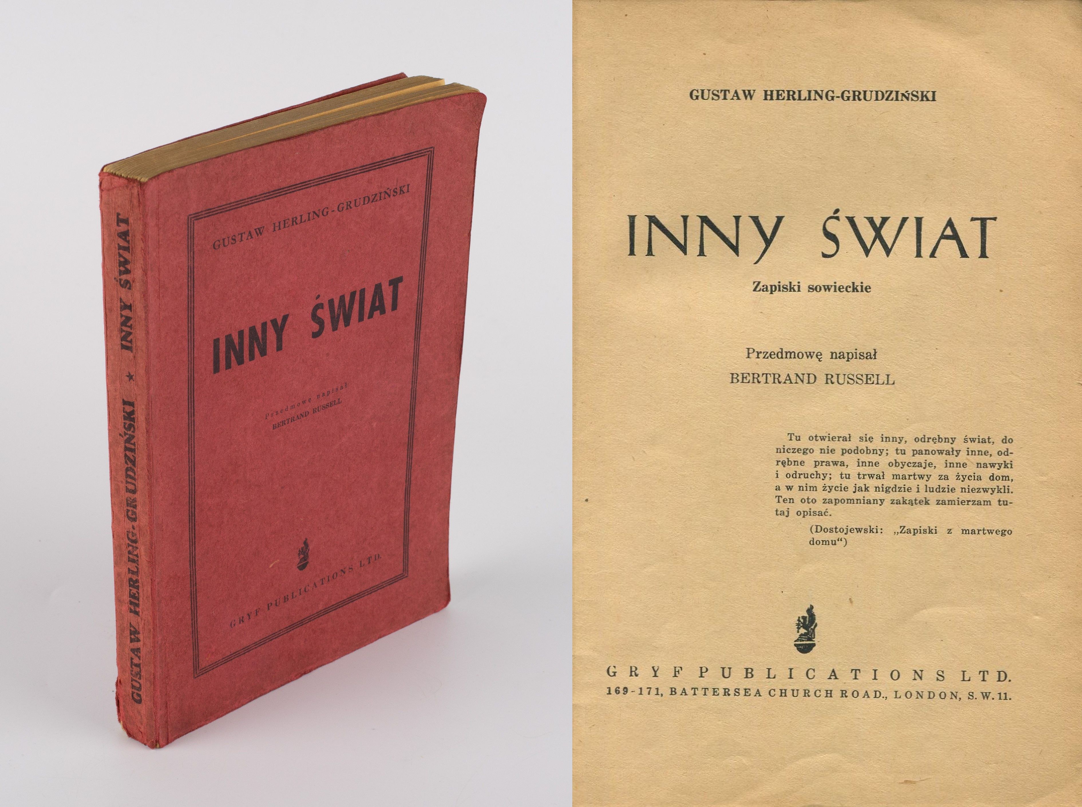 Herling Grudziński Gustaw Inny świat Pdf