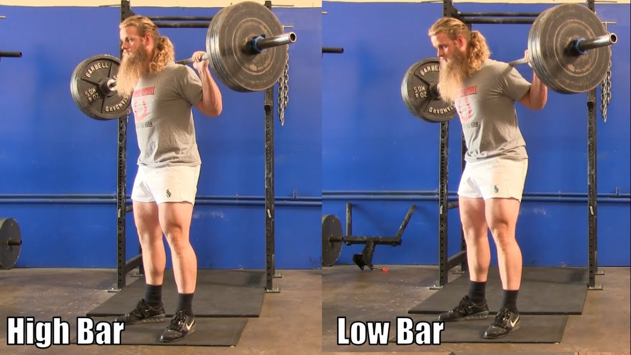 High Bar Squat / Low Bar Squat : It Doesn't Really Matter - YouTube Low Bar Squat Alan Thrall