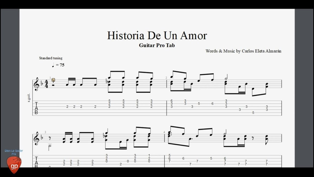 Historia De Un Amor Tabs Guitar