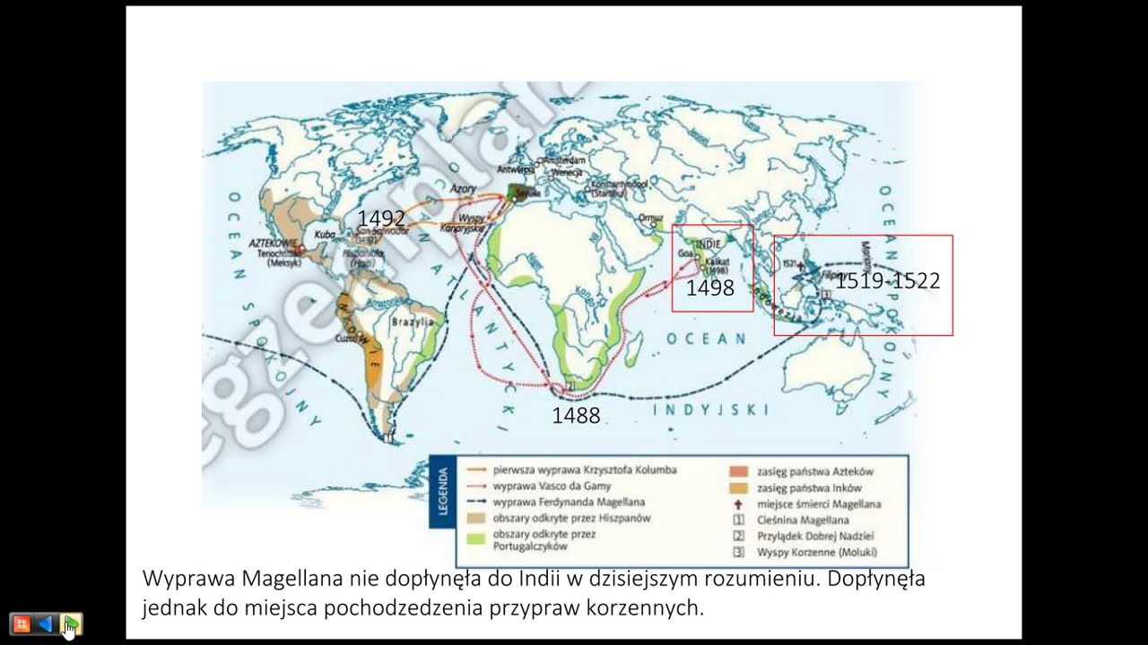 Historia klasa 6, Lekcja 1: Wielkie Odkrycia Geograficzne - Lekcja Sprawdzian Z Historii Klasa 6 Dział 1 Wielkie Odkrycia Geograficzne