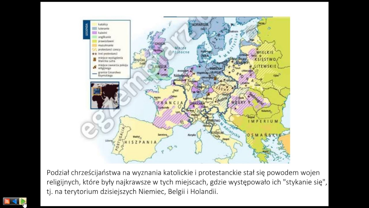 Historia klasa 6, Lekcja 3: Reformacja - Historia w 7 minut + TEST Test Historia Klasa 6