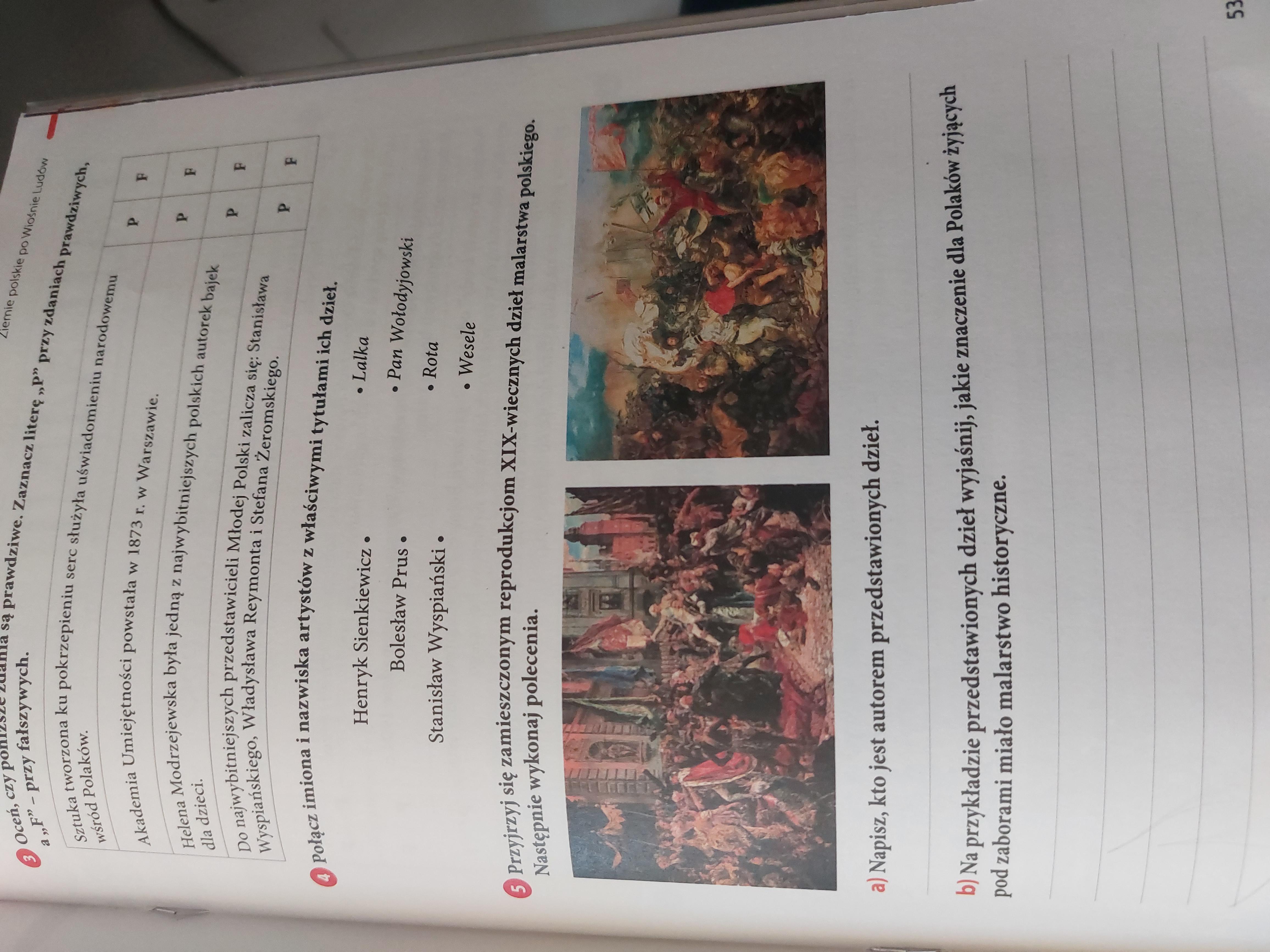 Sprawdzian Z Historii Klasa 7 Ziemie Polskie Po Wiosnie Ludow