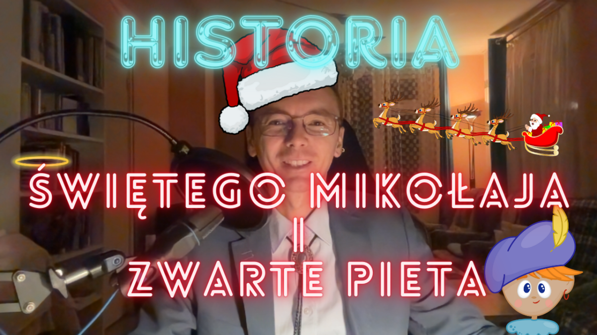 Historia Świętego Mikołaja i Zwarte Pieta - Wydawnictwo Lukas Frankenstein święty Mikołaj Z Miry Rysunek