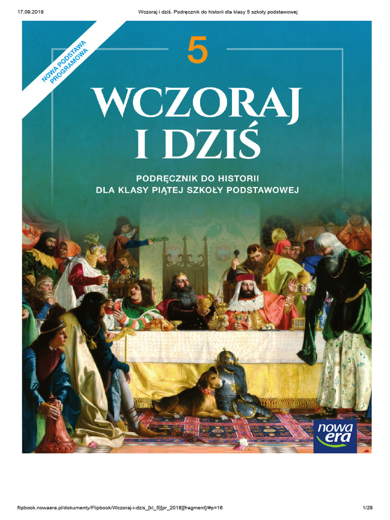 Podręcznik Do Historii Klasa 5 Wczoraj I Dziś Pdf
