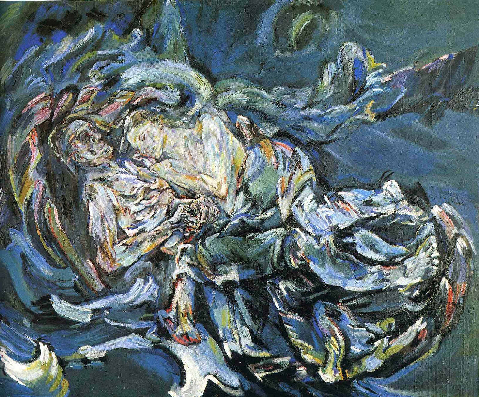 Kokoschka Oskar Para Zakochanych Z Kotem