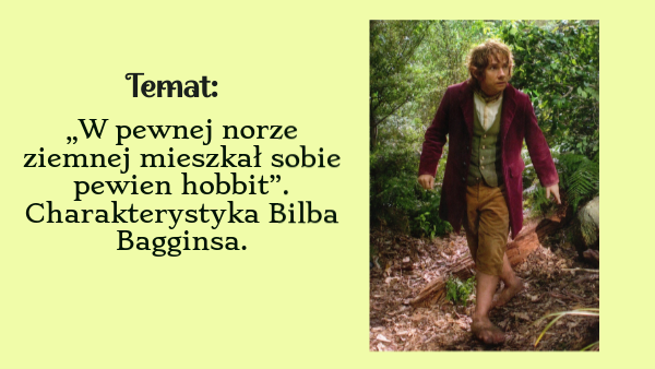 Na Której Stronie W Książce Hobbit Jest Opis Bilba