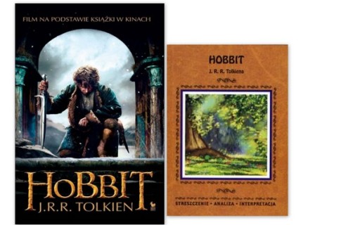 Hobbit czyli tam i z powrotem TOLKIEN + OPRACOWANIA STRESZCZENIE Autor Ksiazki Hobbit Czyli Tam Iz Powrotem