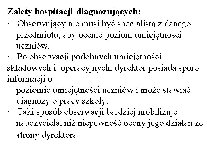 Hospitacja Diagnozująca Z Wychowania Fizycznego