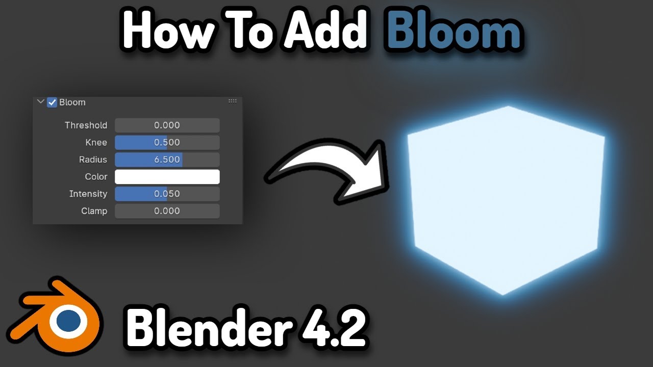 How To Add Bloom In Blender