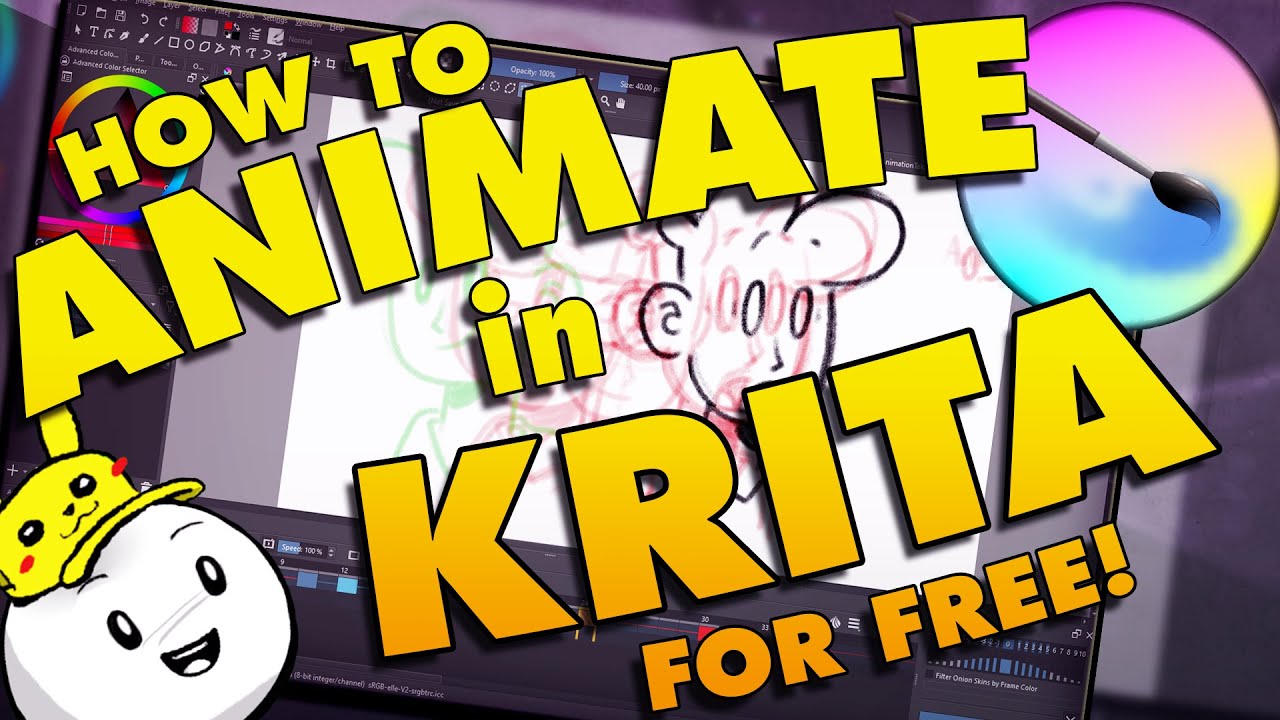 How To Animate in Krita for Beginners — UPDATED 2023! - YouTube How To Use Krita For Animation