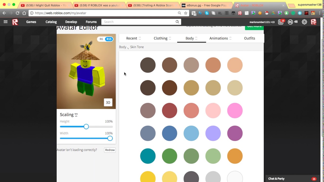How To Change Roblox Color