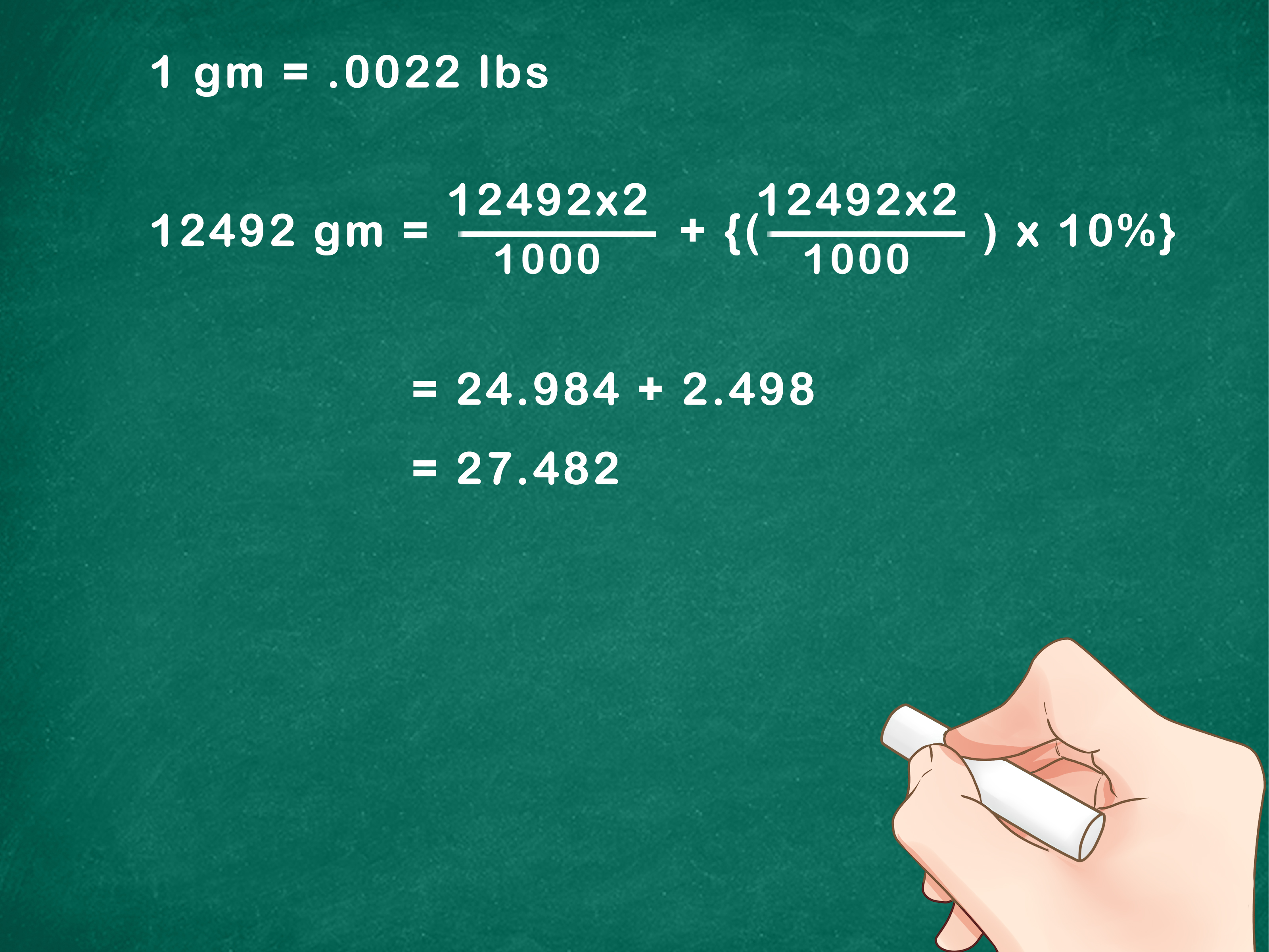 How to Convert Grams Into Pounds: 5 Steps (with Pictures) 1010 Grams To Lbs And Oz