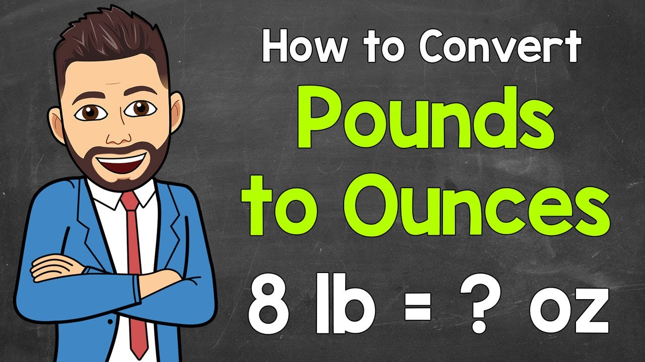 How to Convert Pounds to Ounces | Math with Mr. J - YouTube 3510 Grams To Pounds And Ounces