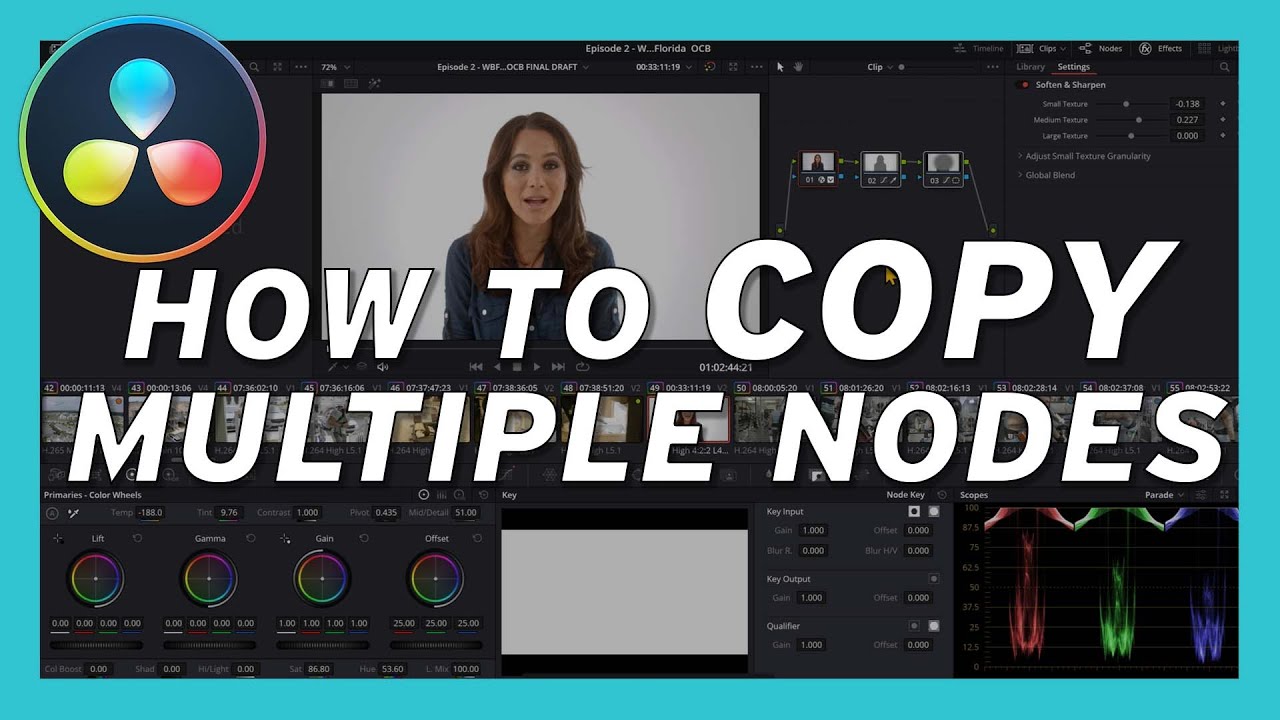 How To Copy Nodes In Davinci Resolve