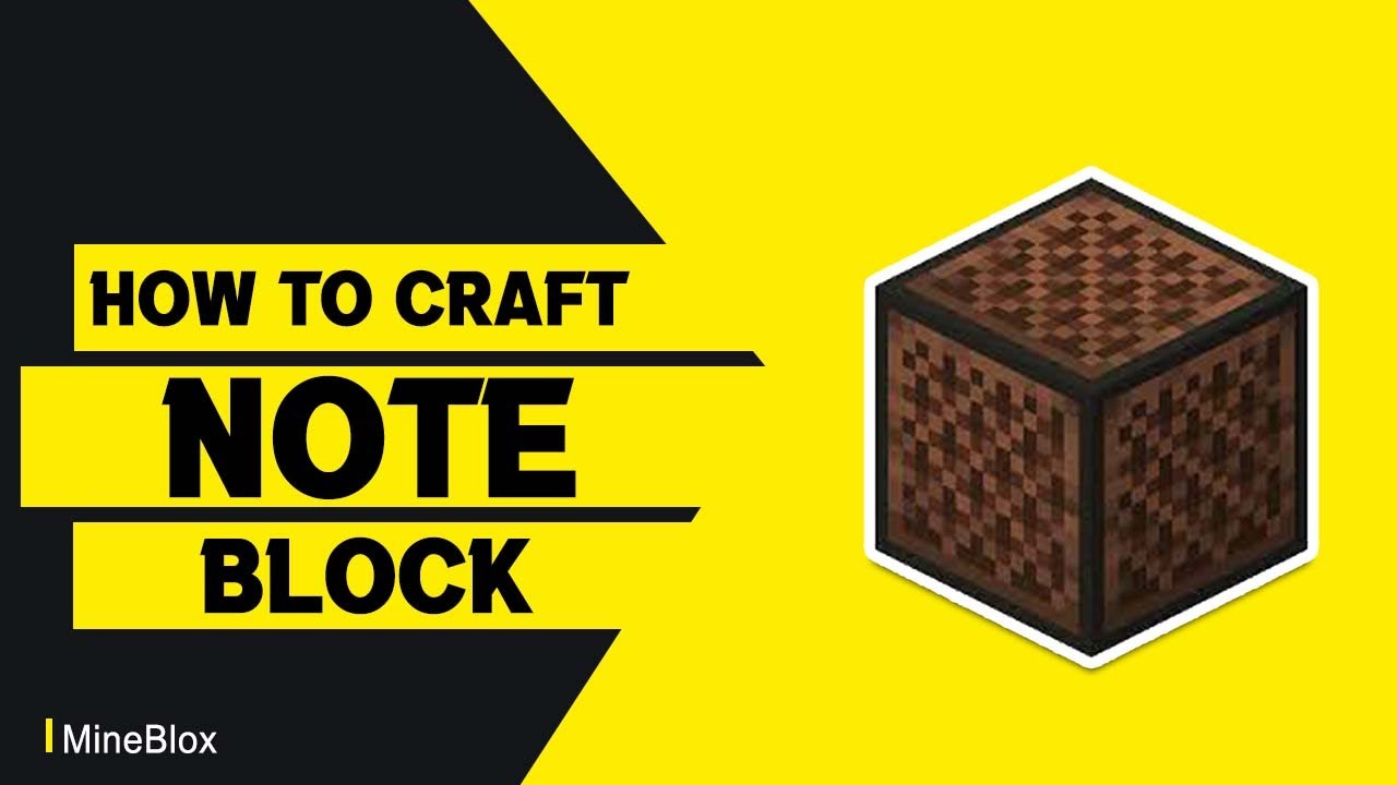 Minecraft Note Block Crafting Recipe