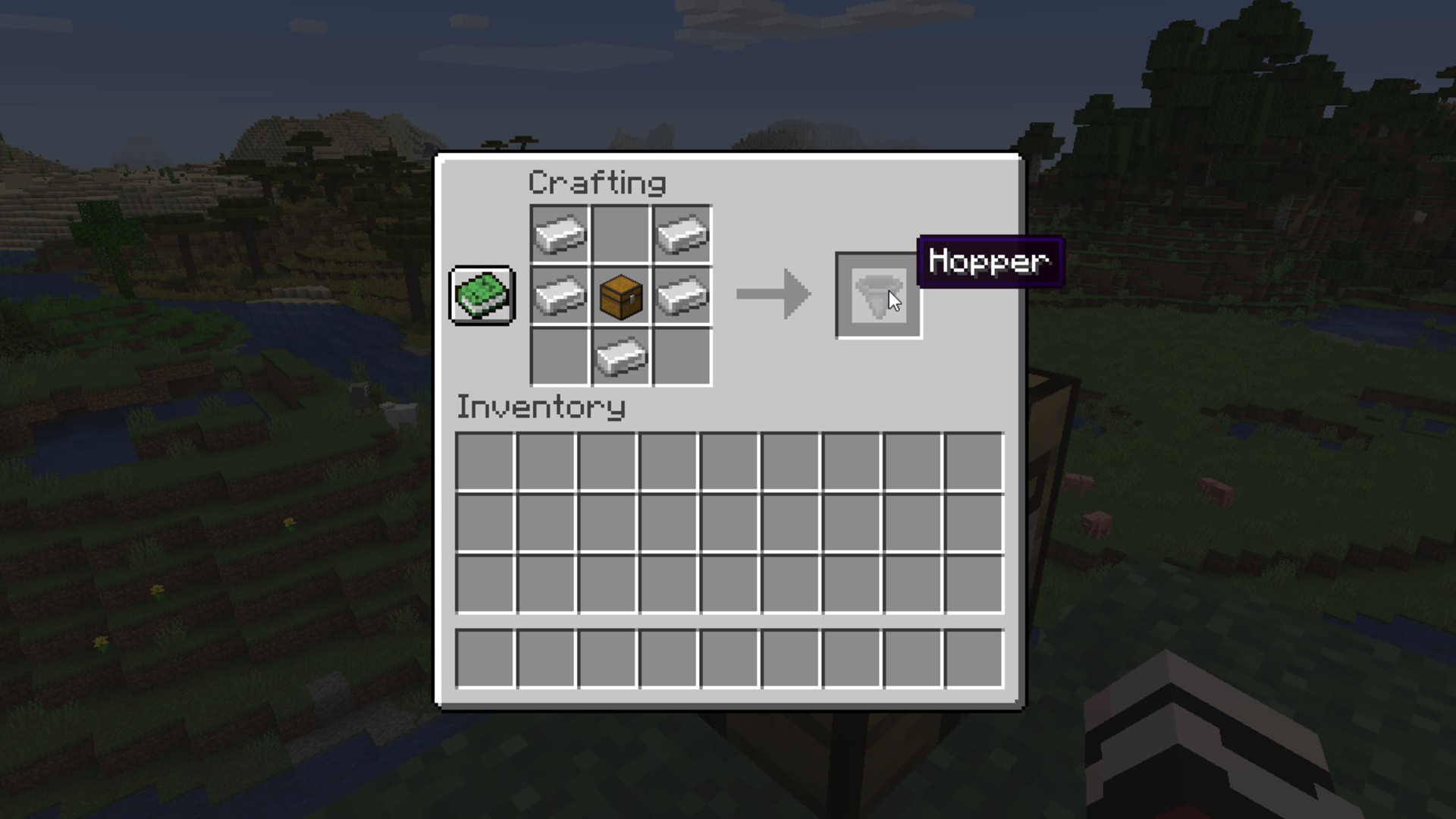 How to craft and use a Minecraft hopper Jak Zrobic Hopper W Minecraft