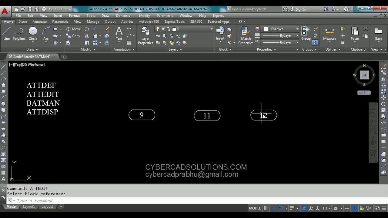 How To Define Attribute In Autocad