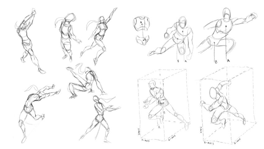 How to Draw Dynamic Poses: Step by Step Guide and Tips - Jae Johns How To Draw Dynamic Poses
