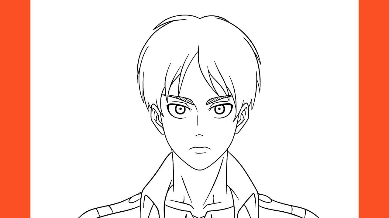 How To Draw Eren Yeager (Attack On Titan) - YouTube Anime Drawings Attack On Titan