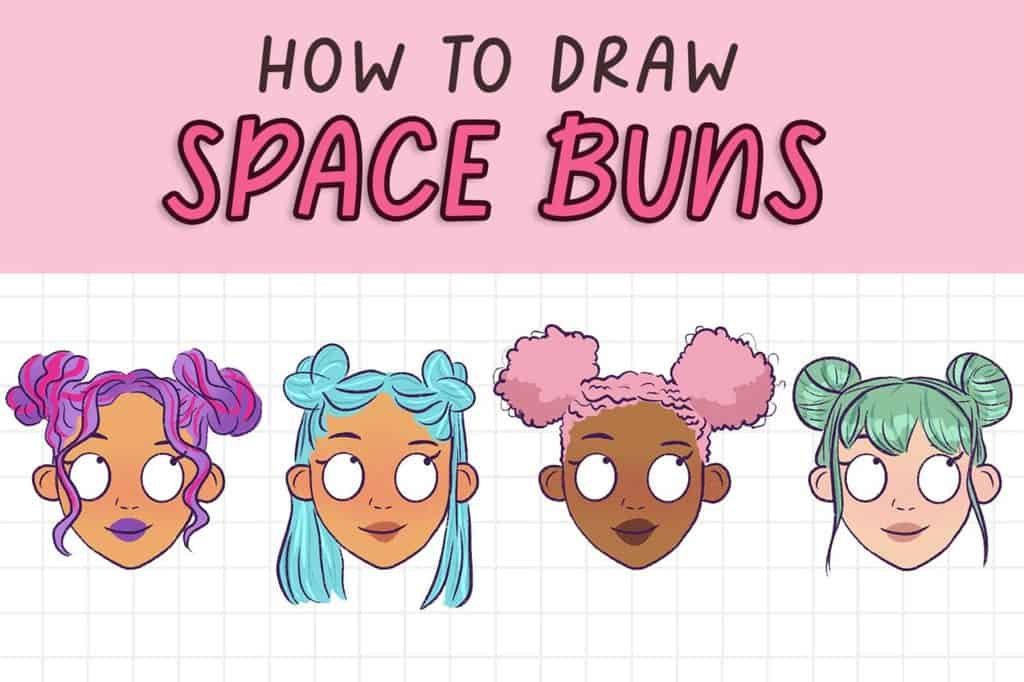 How to draw space buns - Draw Cartoon Style! How To Draw Space Buns