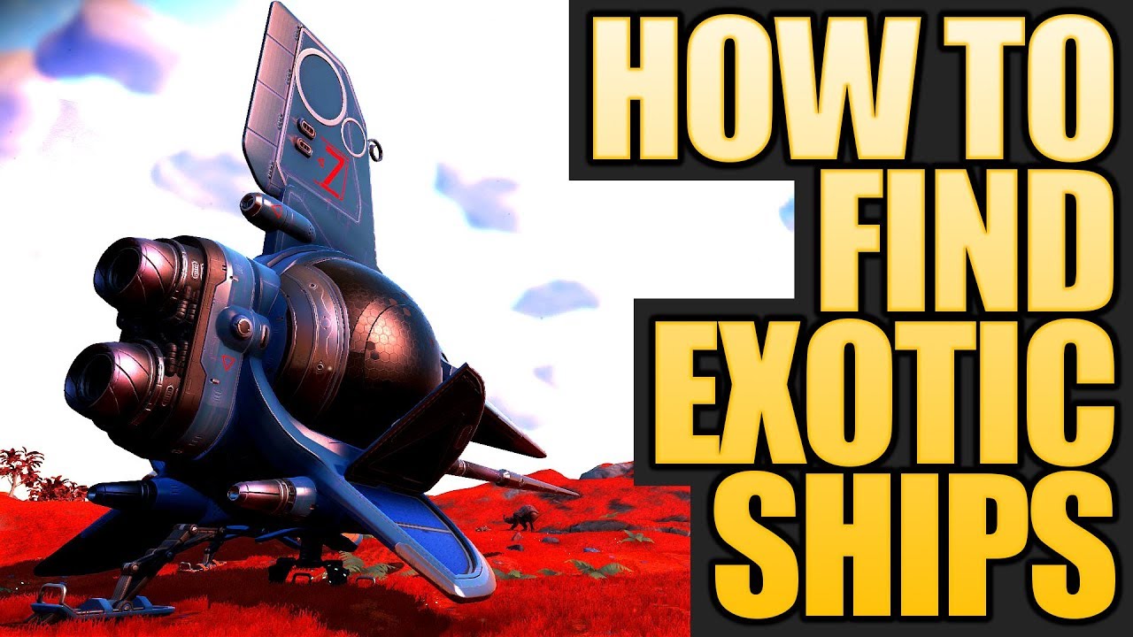 HOW TO FIND EXOTIC SHIPS THE EASY WAY Vs THE REAL WAY | No Man's Sky No Mans Sky How To Find Exotic Ships