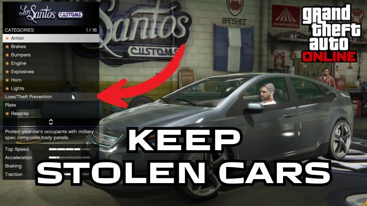 Gta 5 How To Keep Stolen Cars