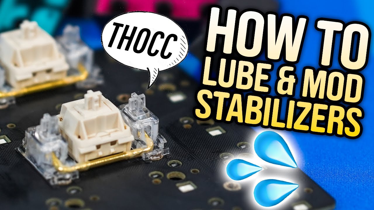 How To Lube Keyboard Stabilizers (Consistent Results) - YouTube How To Lube Stabilizers Keyboard