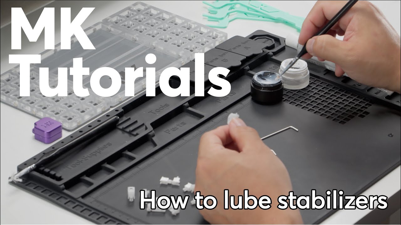 How To Lube Stabilizers Keyboard