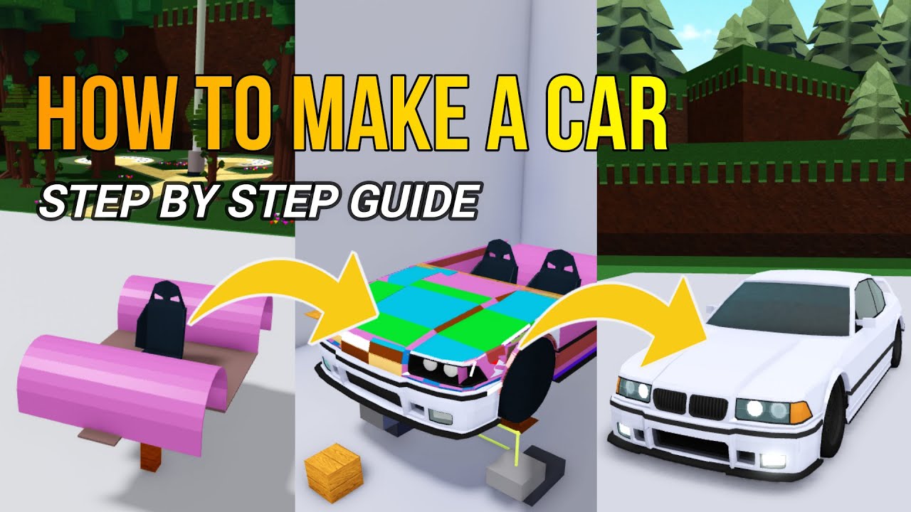 How To Make A Car (GUIDE) | Build a boat for treasure - YouTube How To Make Car In Build A Boat For Treasure