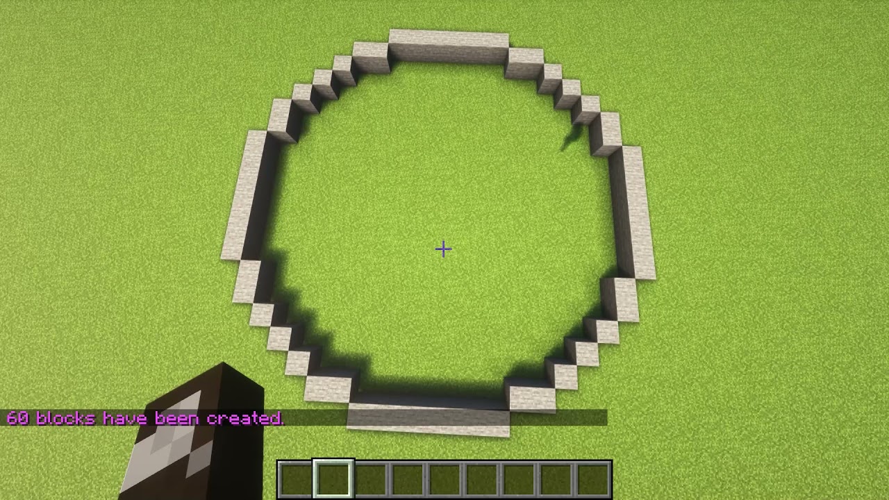 How To Make A Circle With Worldedit