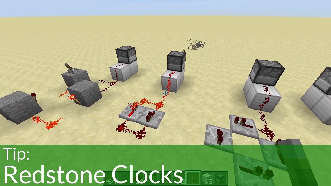 How To Make A Redstone Clock In Minecraft 1.18 at Kirk Luckett blog How To Make Minecraft Redstone Clock