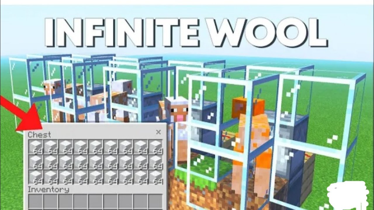How to make a unlimited wool in Minecraft - YouTube Minecraft How To Make Wool