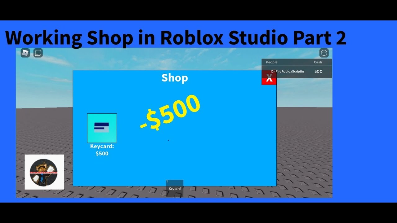 How to make a WORKING shop in Roblox Studio (Part 2) - YouTube How To Make A Shop In Roblox
