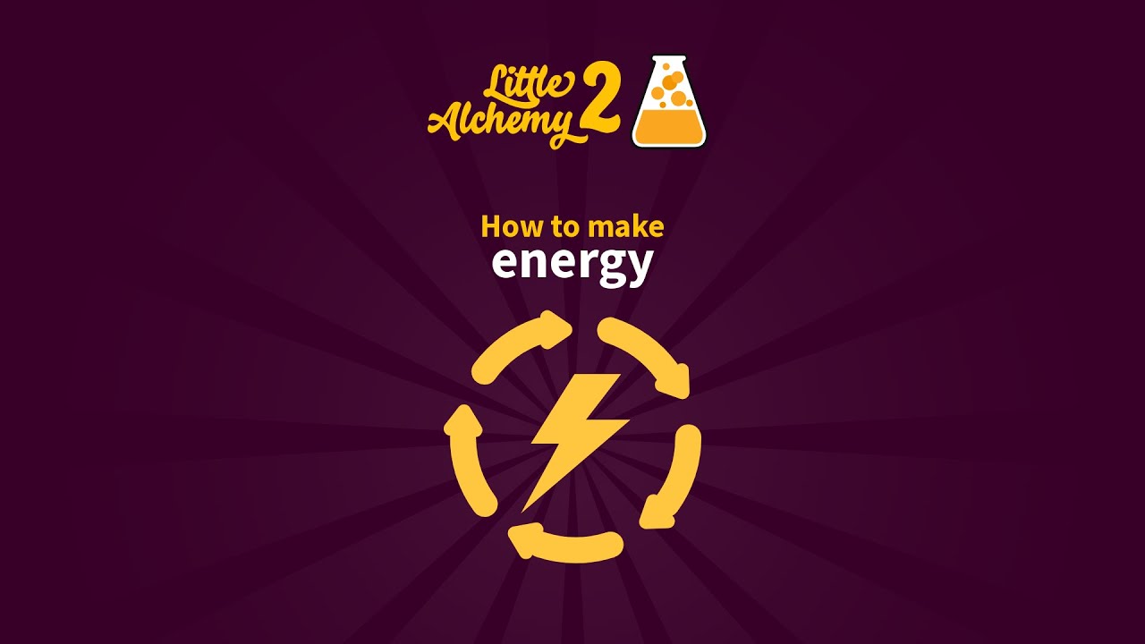 How to make ENERGY in Little Alchemy 2 - Official Hints - step by step Jak Zrobic Energie W Little Alchemy