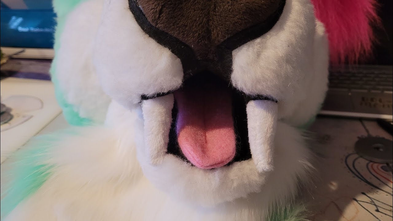 How to make fursuit teeth out of minky - YouTube How To Make Fursuit Teeth
