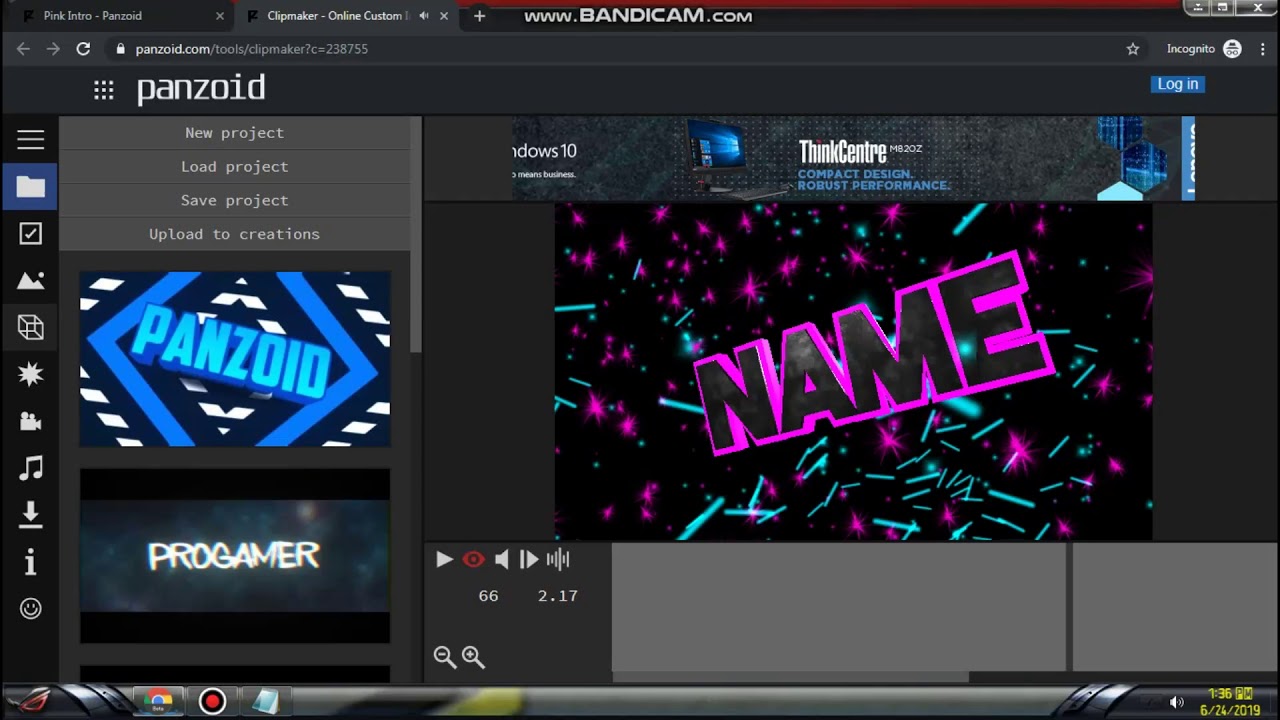HOW TO MAKE INTRO IN PANZOID (TUTORIAL) - YouTube Jak Zrobic Intro Na Panzoid