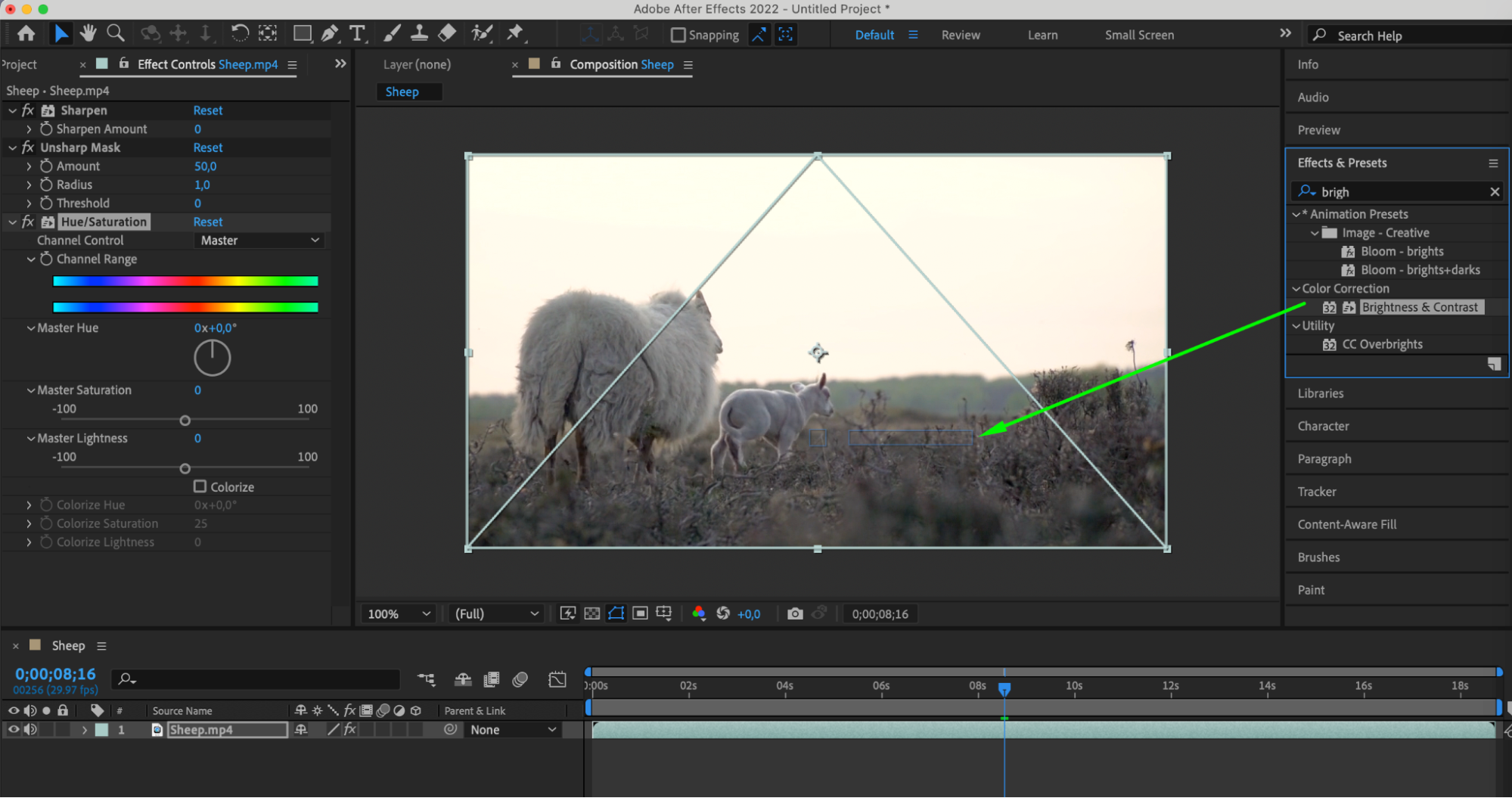How To Make Presets In After Effects