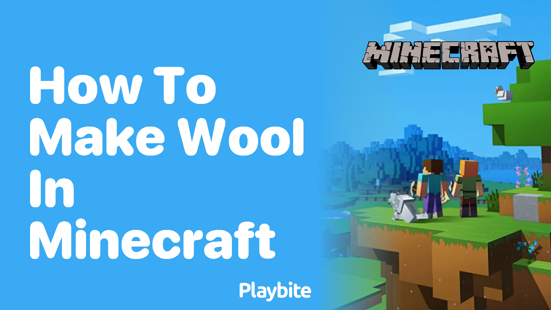 Minecraft How To Make Wool