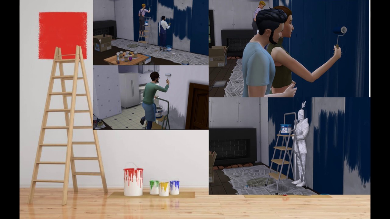 Sims 4 How To Paint Walls