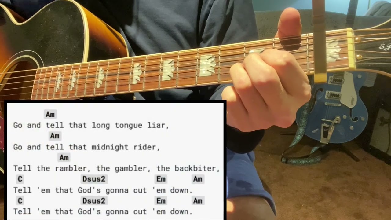How to Play "God's Gonna Cut You Down" by Johnny Cash - YouTube Johnny Cash Gods Gonna Cut You Down Guitar Tab