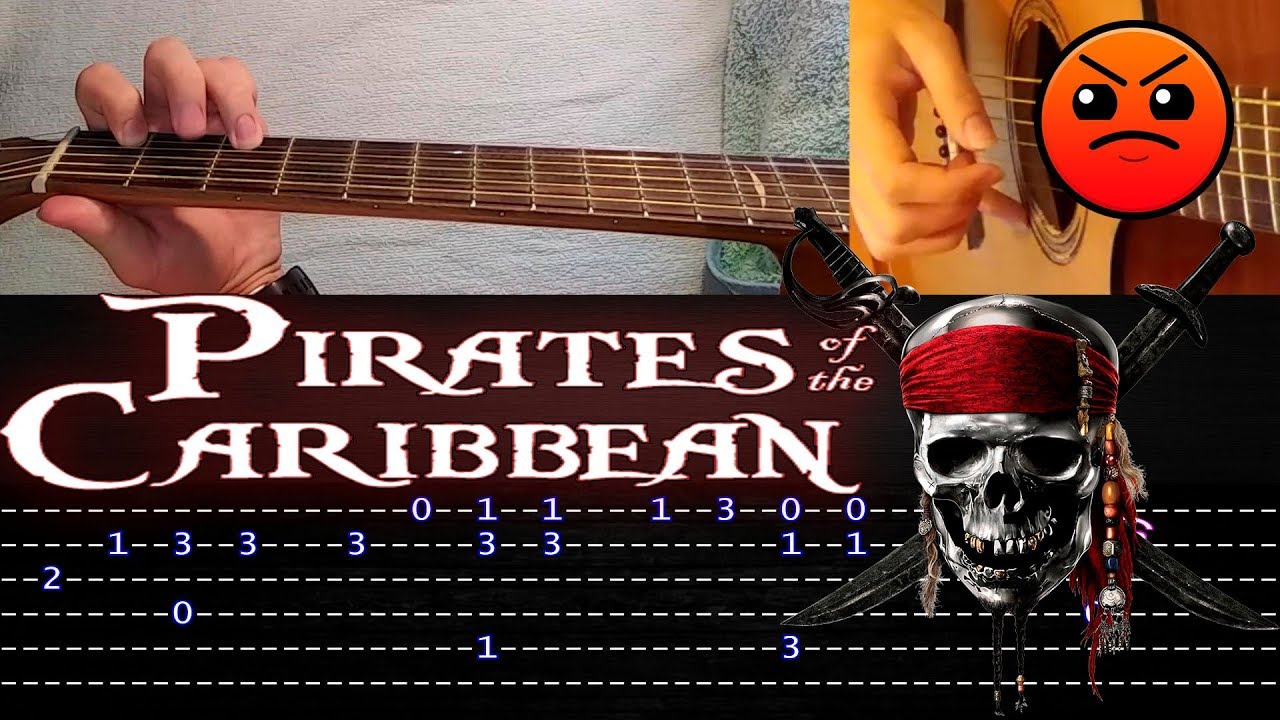 How to play 'Pirates of the Caribbean' Guitar Tutorial [TABS Pirates Of The Caribbean Tutorial Guitar