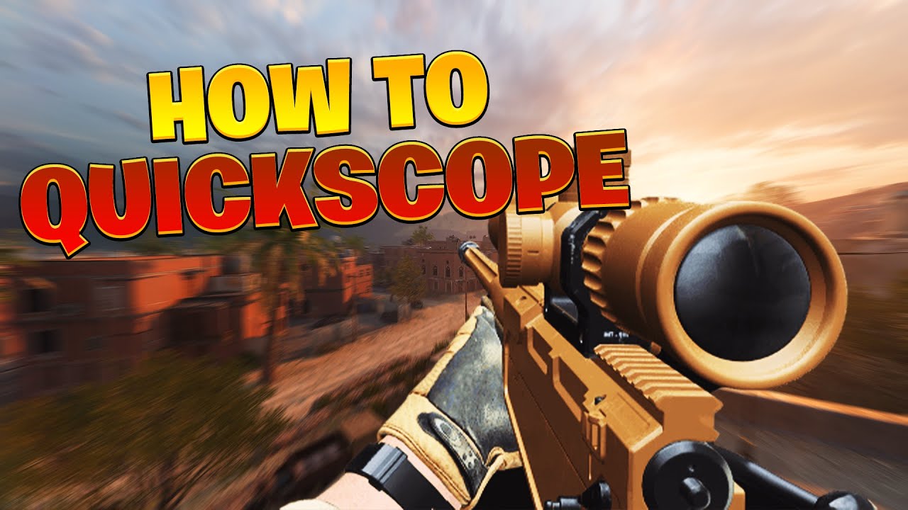 How To QUICKSCOPE In Modern Warfare 2 - YouTube How To Quickscope In Cod Mobile