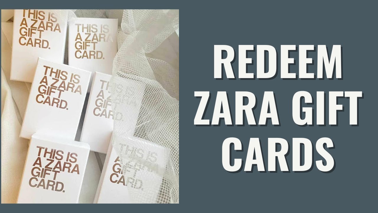 How To Redeem Zara Gift Cards - YouTube In Card Zara Co To