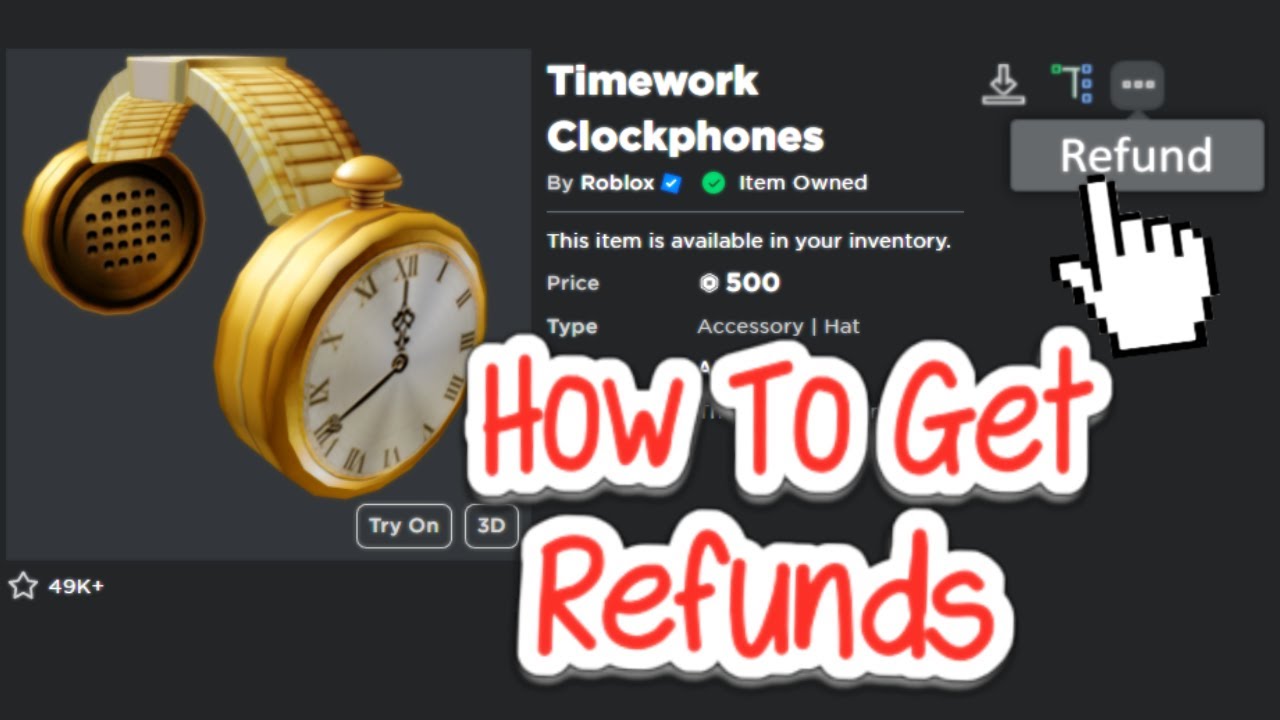 How to REFUND Items on Roblox! - YouTube How To Refund A Game On Roblox